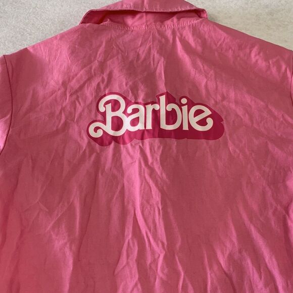 Barbie Movie Pink Power SPIRIT HALLOWEEN Jumpsuit‎ Youth Costume Sz M W/ Belt - Picture 9 of 9